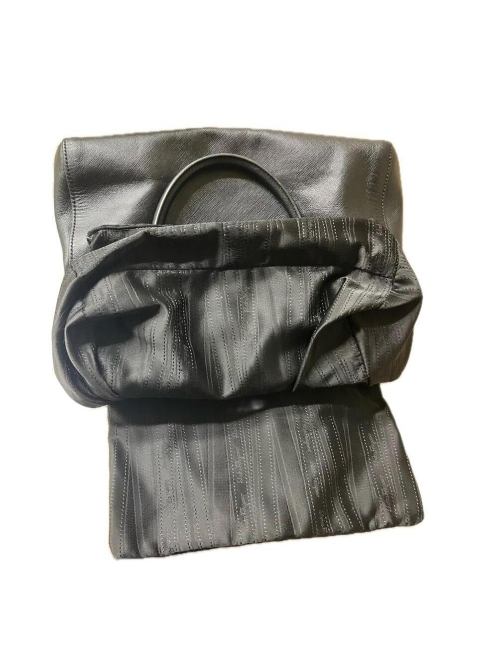 Salvatore Ferragamo Gancini Shoulder Bag GG-21D940 Black Leather - Picture 9 of 14